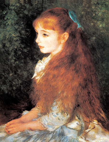 絵画 複製名画 キャンバスアート 世界の名画シリーズ ピエール・オーギュスト・ルノワール 「 少女イレーヌ 」 サイズ 25号