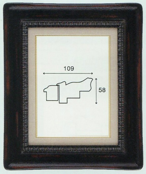 油絵/油彩額縁 木製フレーム 手作り ハンドメイド 6301 サイズ F60号 黒クラック ブラック_画像1