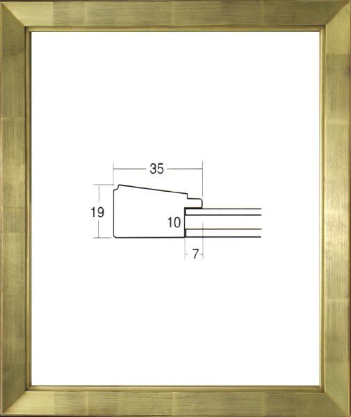 デッサン用額縁 木製フレーム アクリル仕様 7514 大衣サイズ ゴールド 金_画像1
