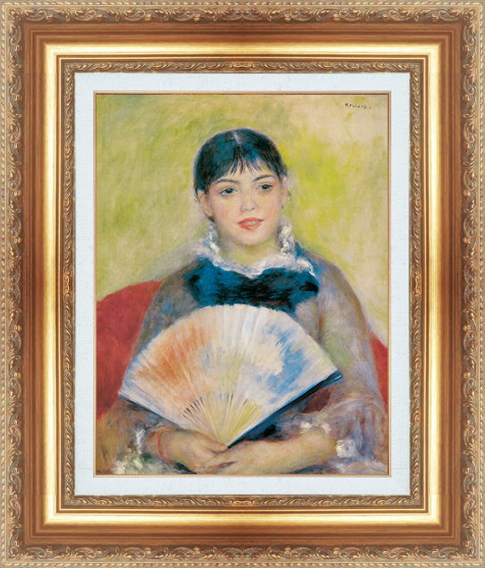 絵画 額縁付き 複製名画 世界の名画シリーズ ピエール・オーギュスト・ルノワール 「 座っている2人の女性 」 サイズ 15号 絵画 額縁付き 複製名画 世界の名画シリーズ ピエール・オーギュスト・ルノワール 「 座っている2人の女性 」 サイズ 15号