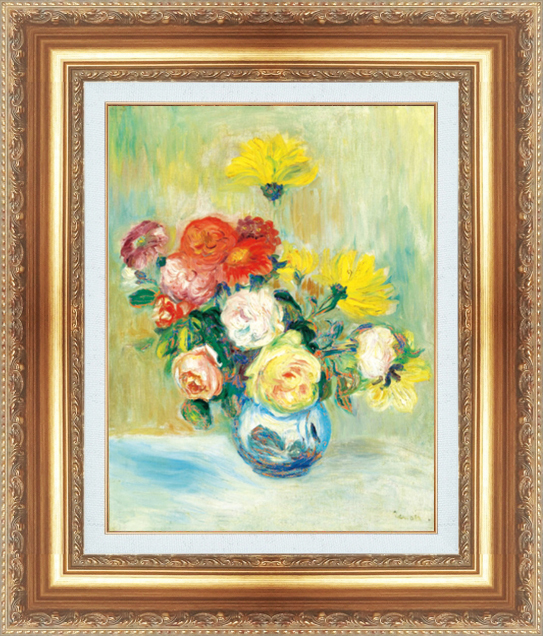 絵画 額縁付き 複製名画 世界の名画シリーズ ピエール・オーギュスト