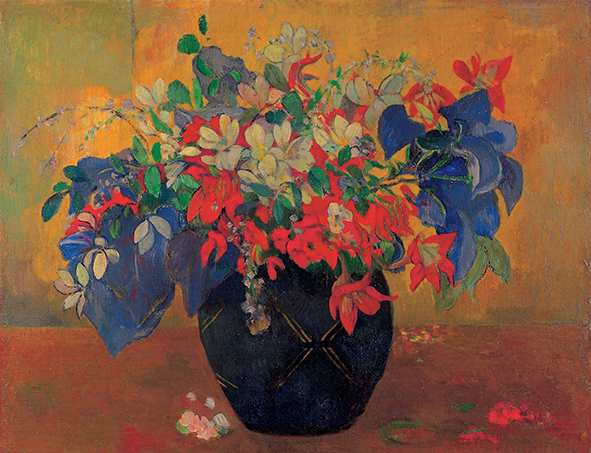 絵画 額縁付き 複製名画 世界の名画シリーズ ポール・ゴーギャン 「花瓶の花 」 サイズ 6号_画像2