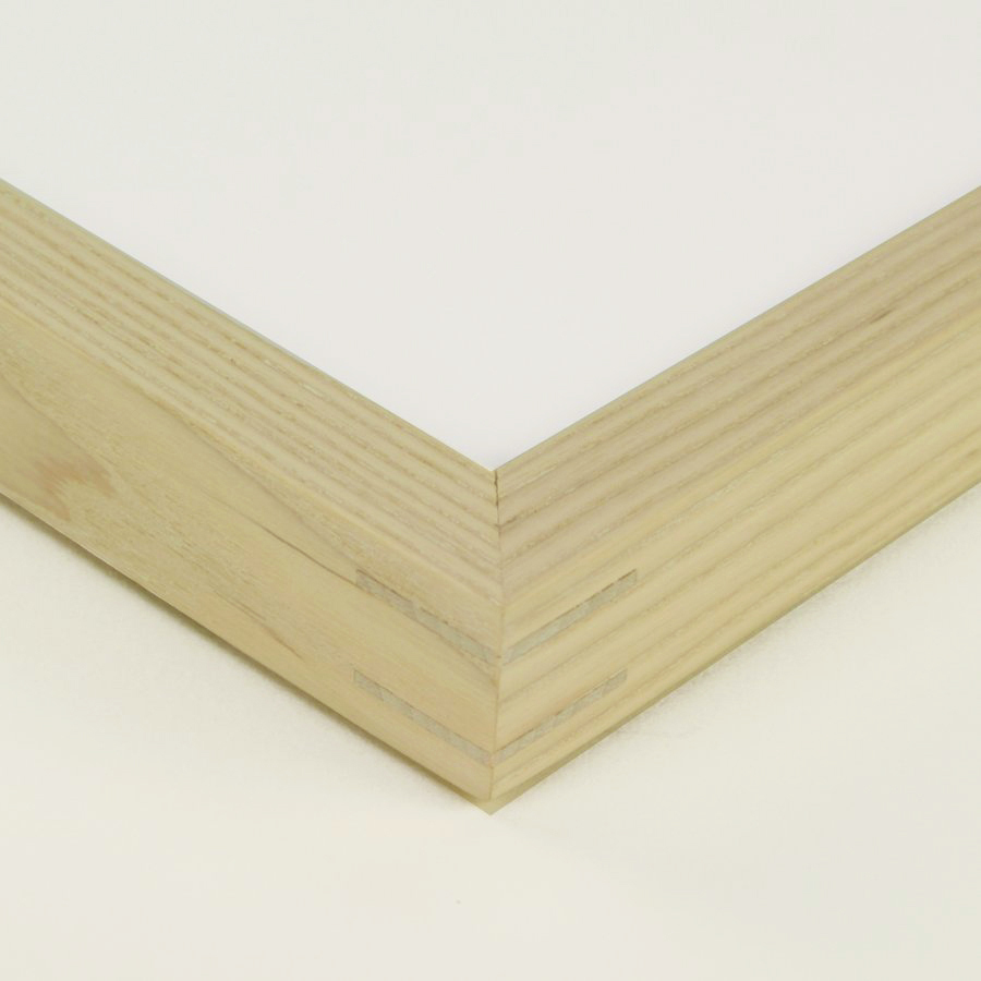 正方形の額縁 木製フレーム アッシュ20 400角 （ 40角 ）サイズ
