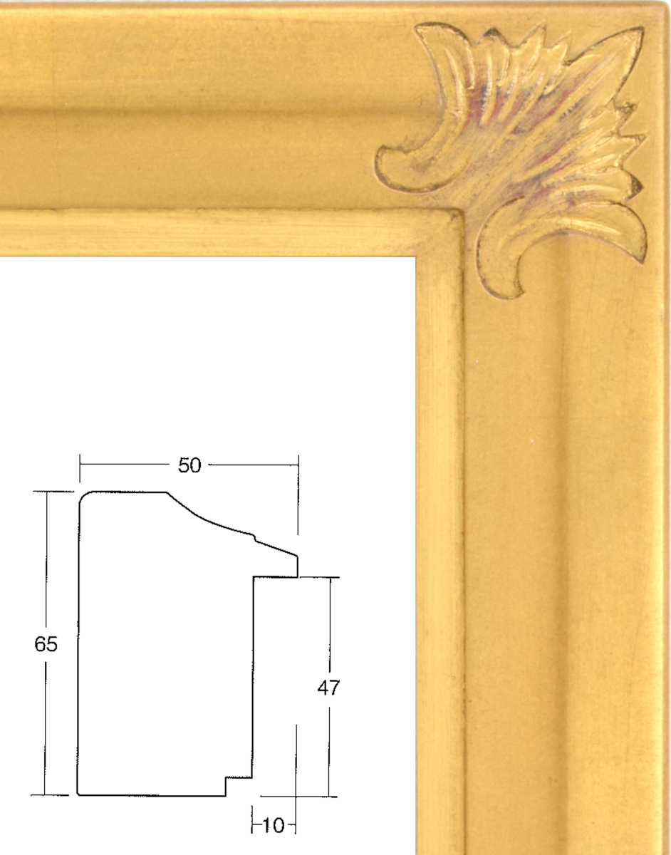 額縁　油絵/油彩額縁 出展用本縁 仮縁 7757 F6号 P6号 M6号 ゴールド_画像1