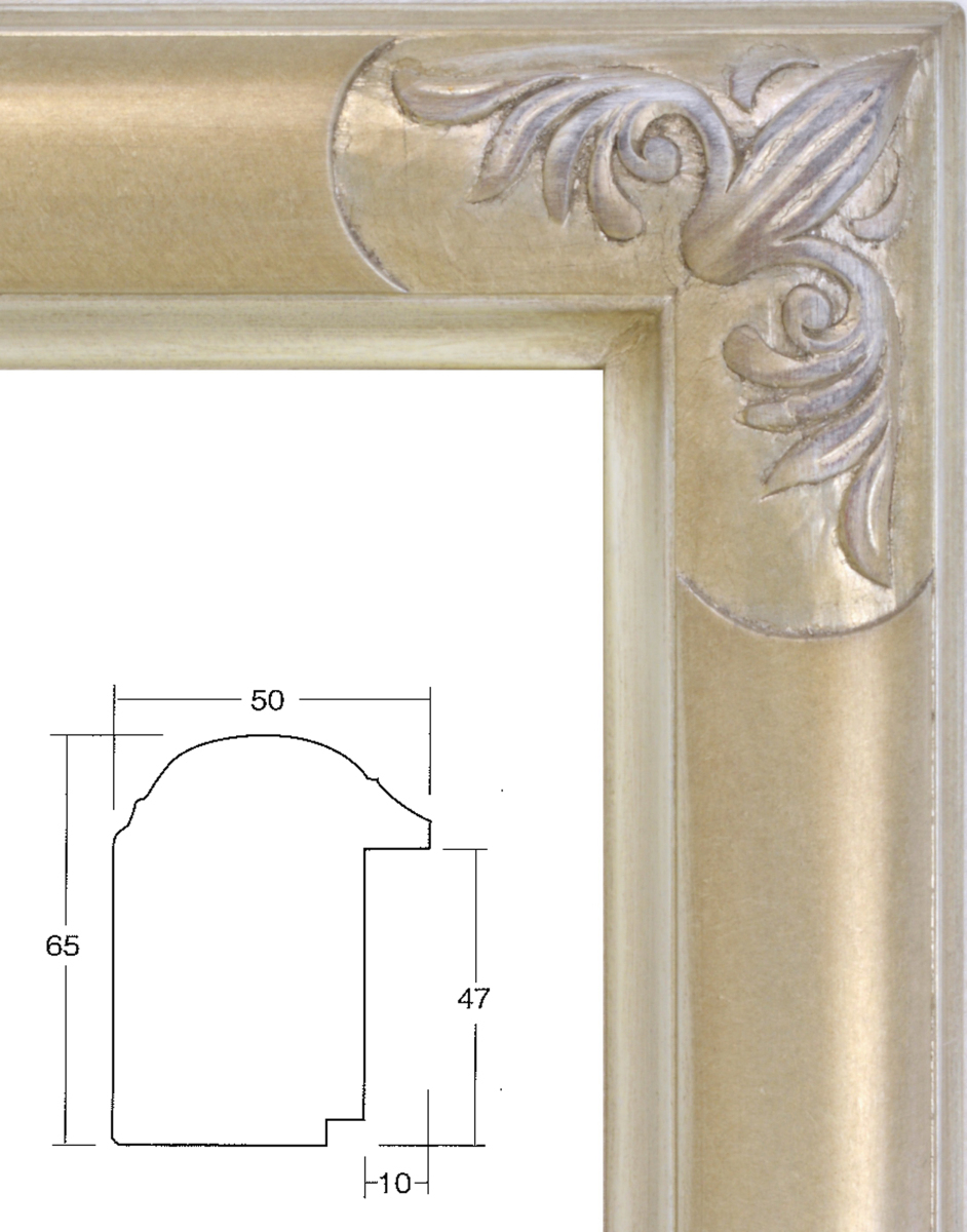 額縁　油絵/油彩額縁 出展用本縁 仮縁 7755 F15号 P15号 M15号 シルバー_画像1