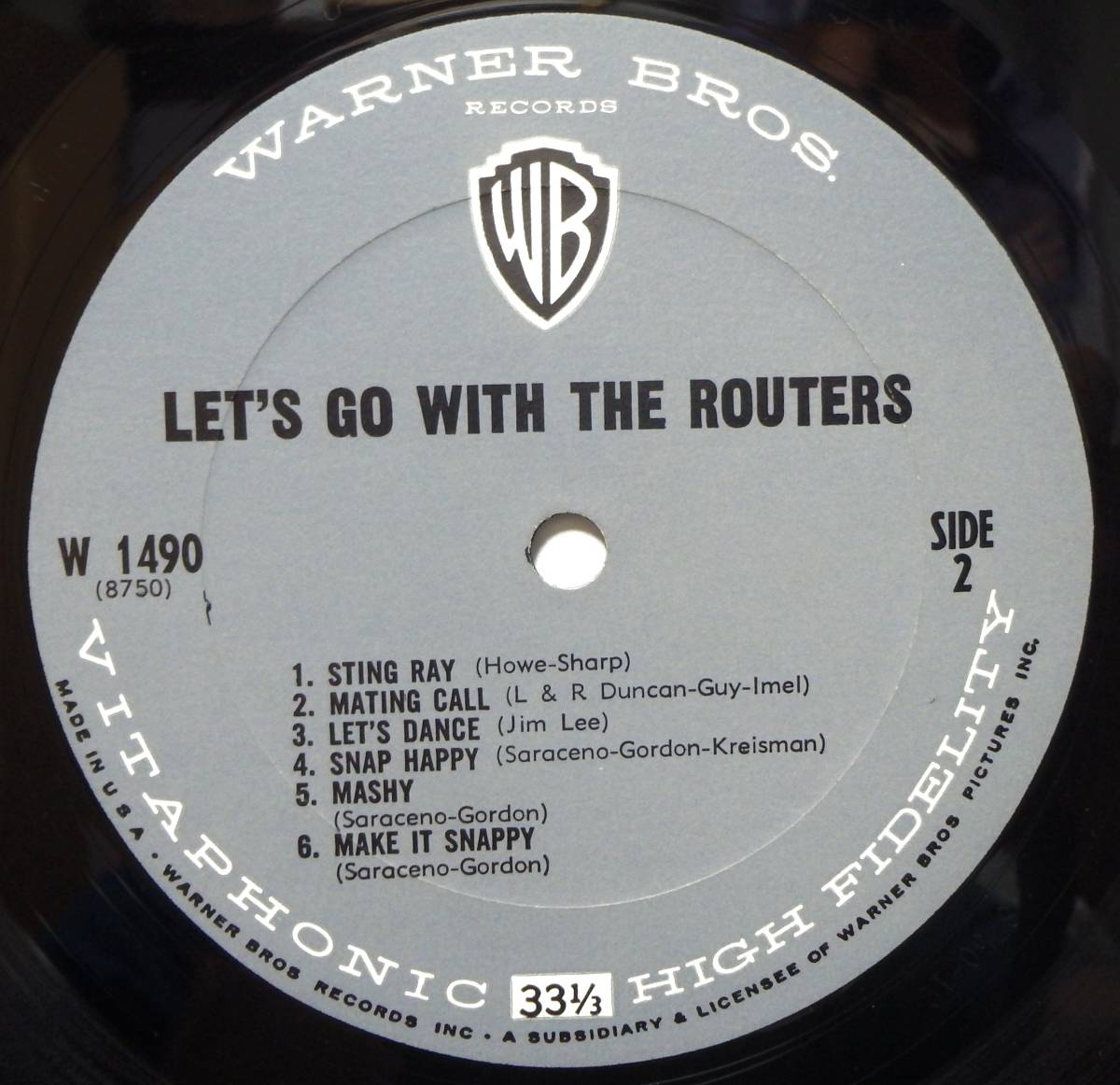 【GI075】THE ROUTERS 「Let's Go! With The Routers」, 63 US mono Original ★エレキ・インスト/サーフの画像5