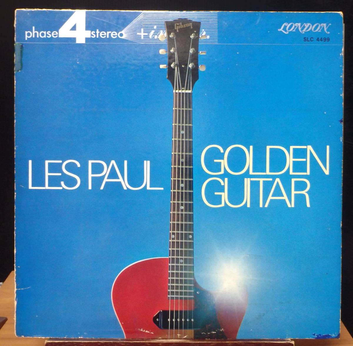 【GI077】LES PAUL 「Golden Guitar (ゴールデン?ギター)」, 68 JPN 初回盤　★エレキ?インスト/イージー?リスニング/スウィング