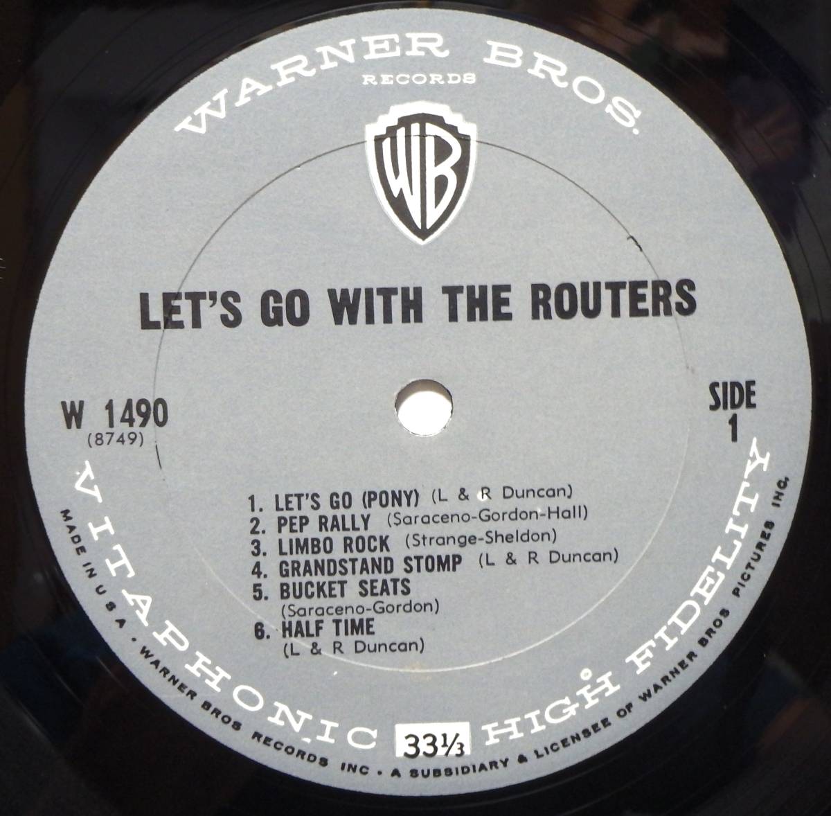 【GI075】THE ROUTERS 「Let's Go! With The Routers」, 63 US mono Original ★エレキ・インスト/サーフの画像4