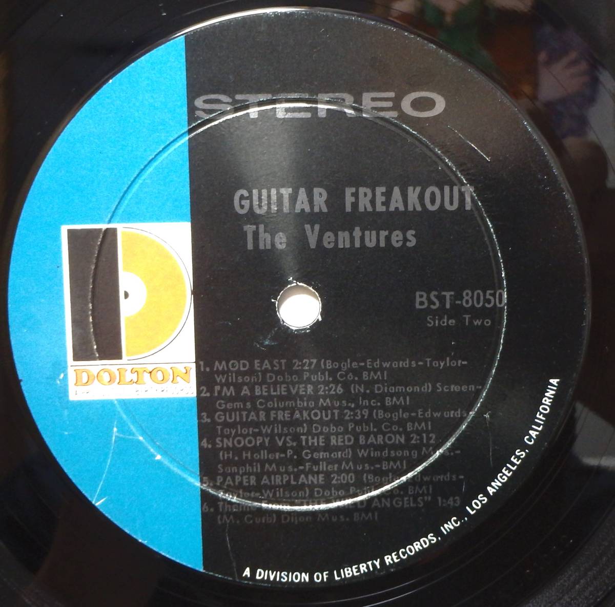 !_[GI149]THE VENTURES [Guitar Freakout], 67 US Original * электро * instrument / Surf / носорог ketelik* блокировка 