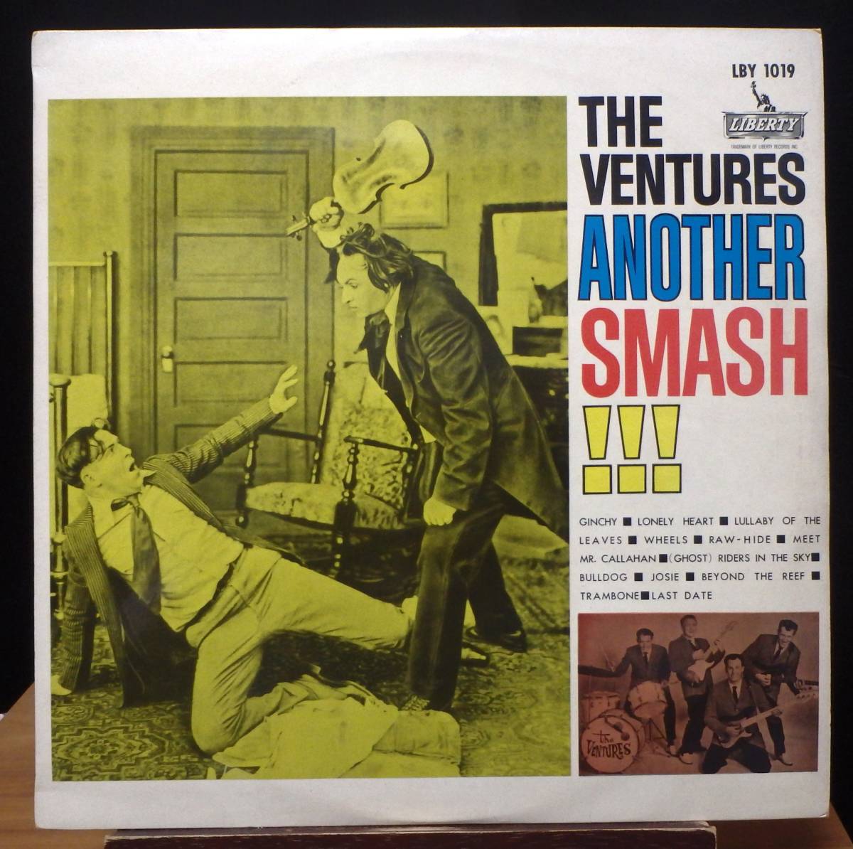 [GI131]THE VENTURES [Another Smash (ven коричневый -z хит * альбом )], 62 JPN mono красный запись / первое издание / винт jacket * электро * instrument 