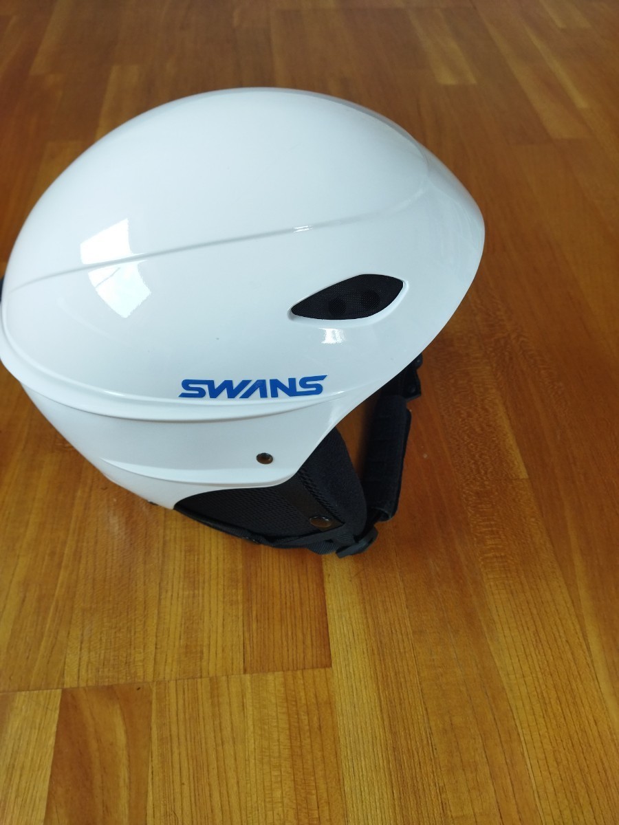 SWANS スワンズ スキーヘルメットH-45R　Ｌサイズ　ホワイト　スノーボード_画像1