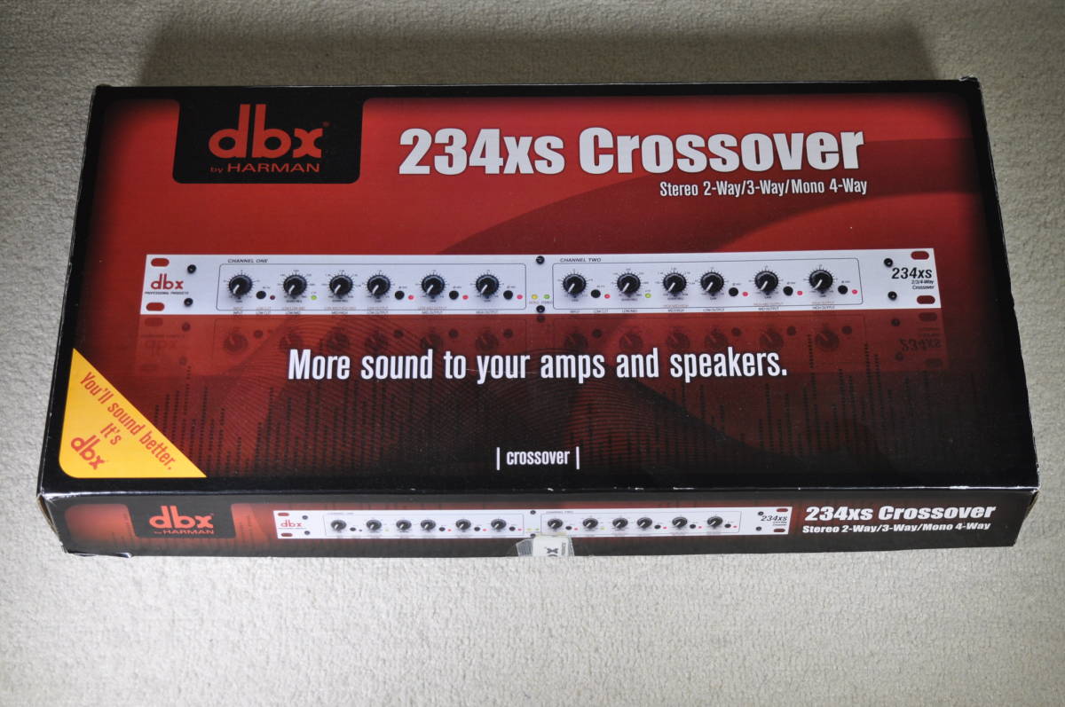 大注目】 dbx Stereo チャンネルデバイダー 234xs Crossover その他