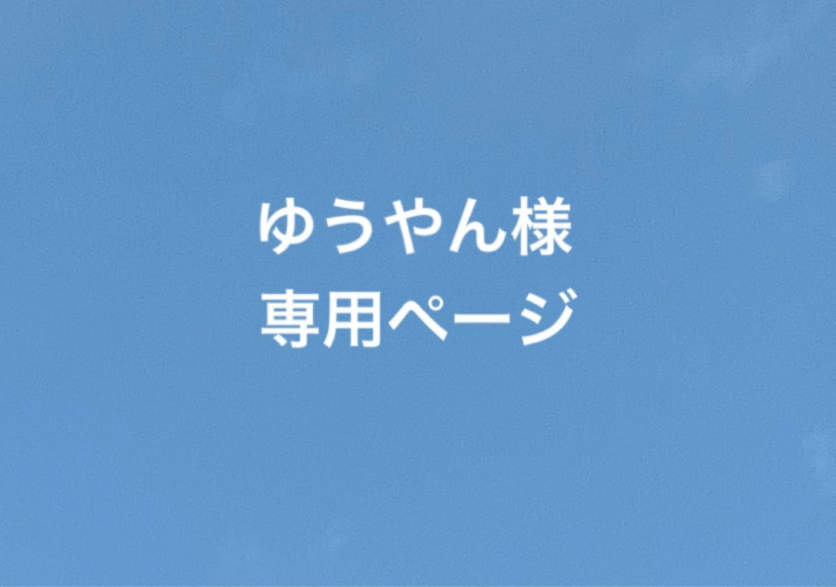 ゆうやん様 専用ページ｜フリマ