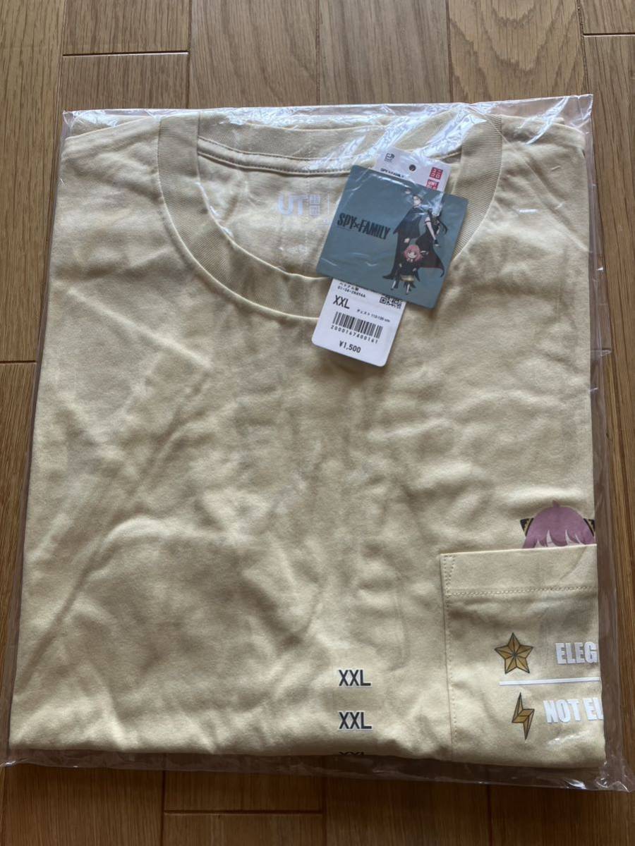 新品 XXL SPY×FAMILY スパイファミリー ユニクロ UNIQLO UT コラボ Tシャツ アーニャ 半袖 タグ付き