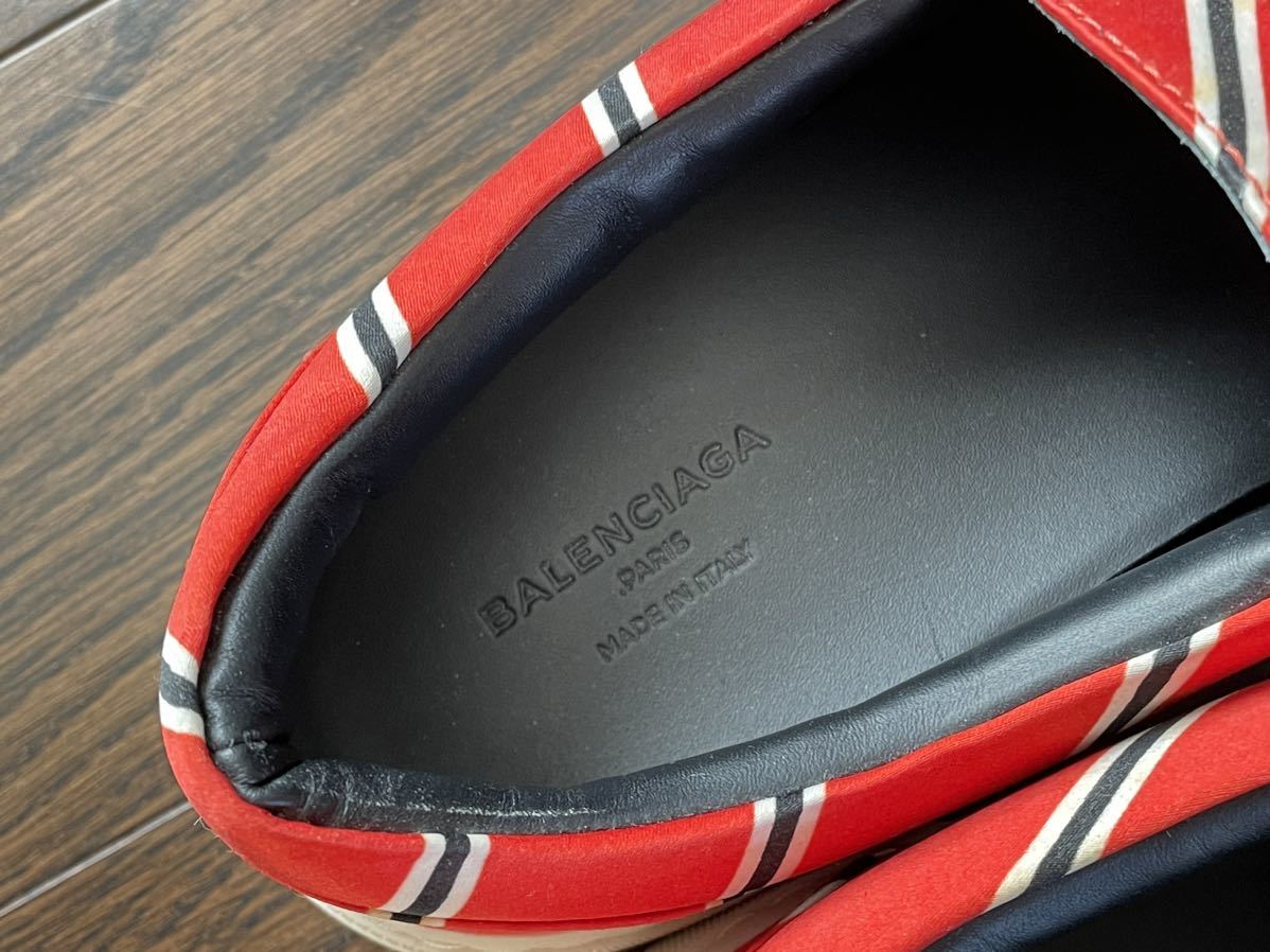 超美品 バレンシアガ BALENCIAGA 37 パンプス スニーカー レッドの画像5