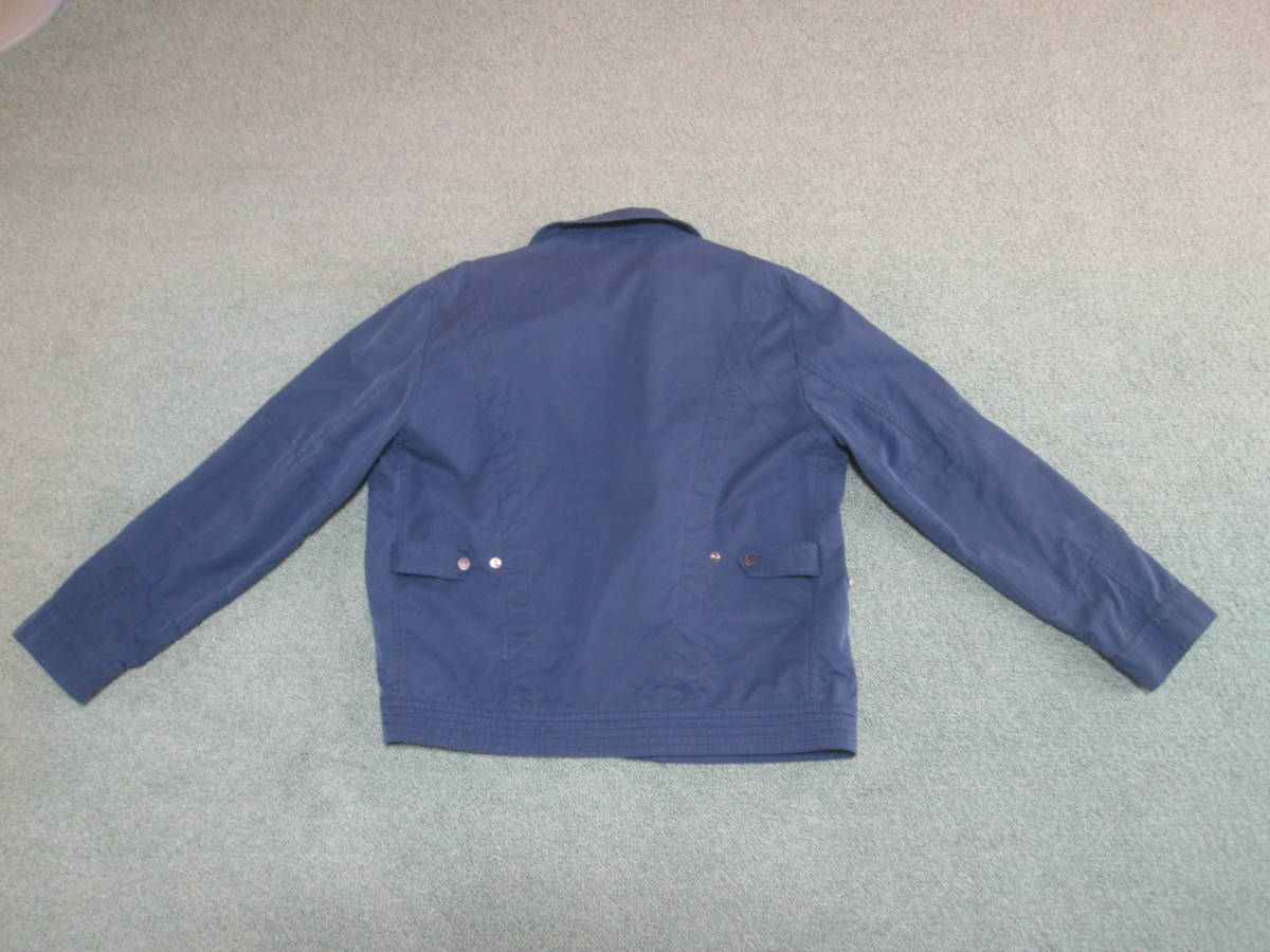  ダンヒル ネイビージャケット Sサイズ Ｒ（fit）国内正規品　ポルトガル製コットン100% ブルゾン dunhill _画像2