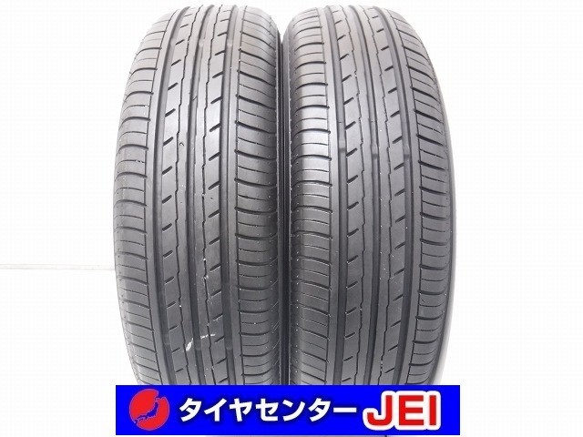 165-70R14 8.5分山 ヨコハマ ブルーアースES ES32 2022年製 中古タイヤ【2本セット】送料無料(AM14-6328）_画像1