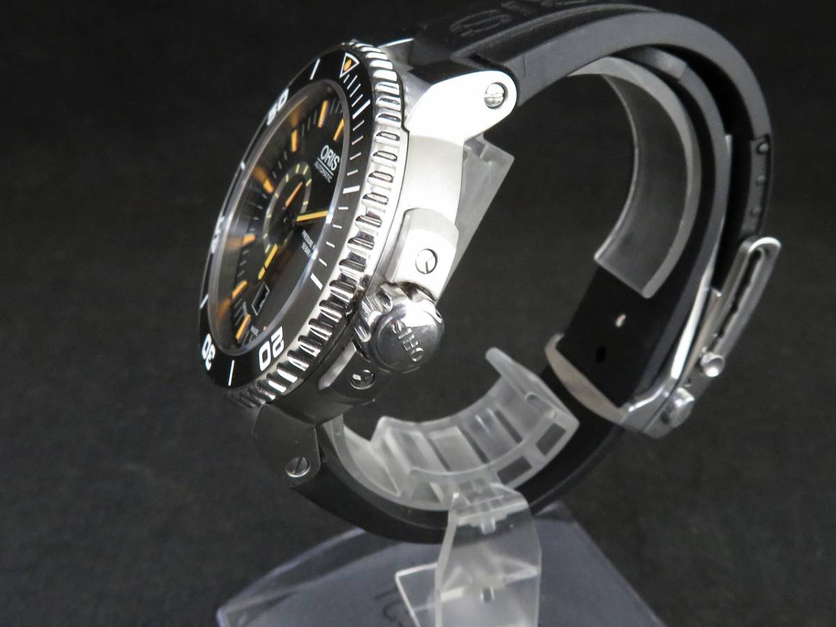 ORIS オリス アクイス スモールセコンド デイト 7673 腕時計の画像4