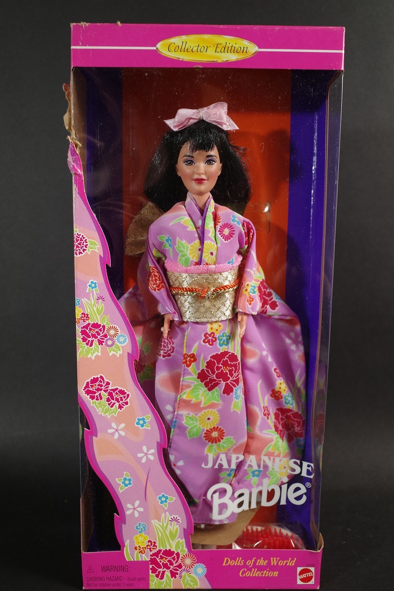 未使用 MATTEL マテル バービー ジャパニーズバービー 着物 Japanese BARBIE 14163_画像1