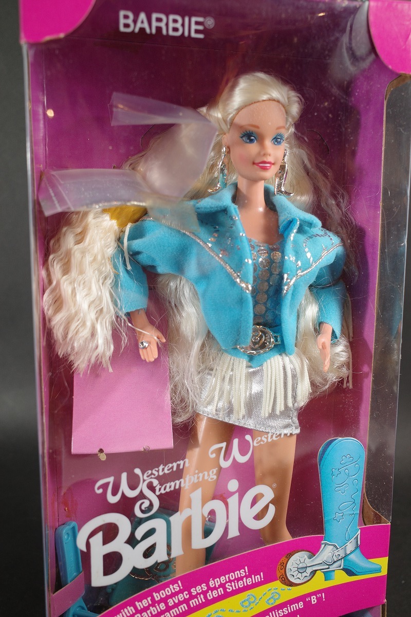  unused MATTEL Mattel Barbie Barbie 1993 Western Stan bin Western Stanpin