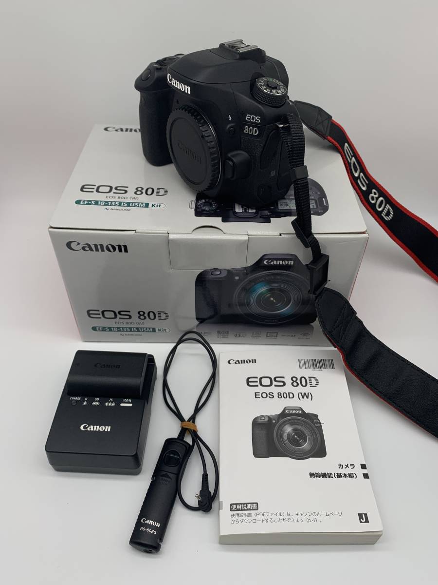 人気の春夏 キャノン ボディ 80D ☆美品【Canon】EOS キヤノン 3150