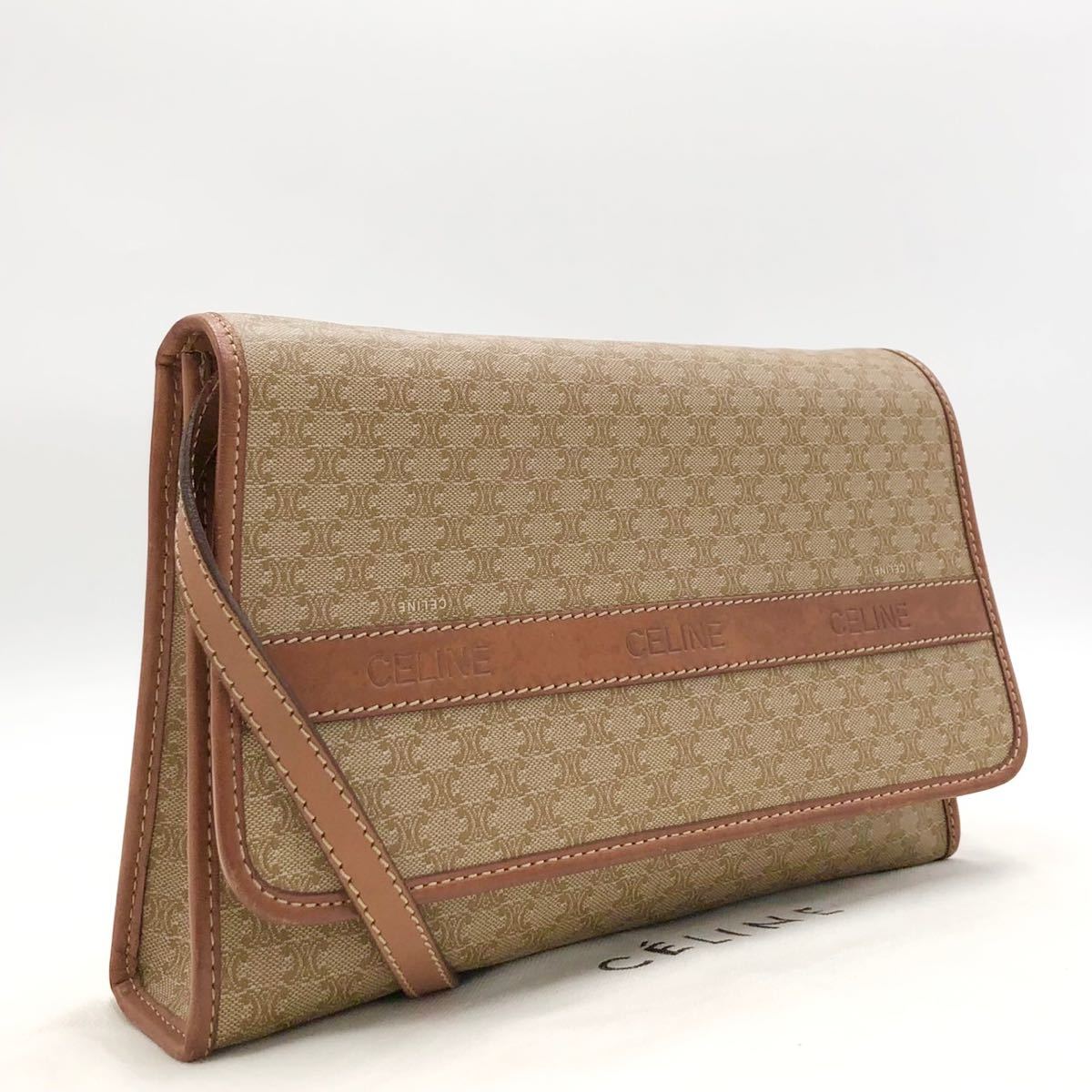 美品】CELINE セリーヌ ショルダーバッグ 2way クラッチ マカダム