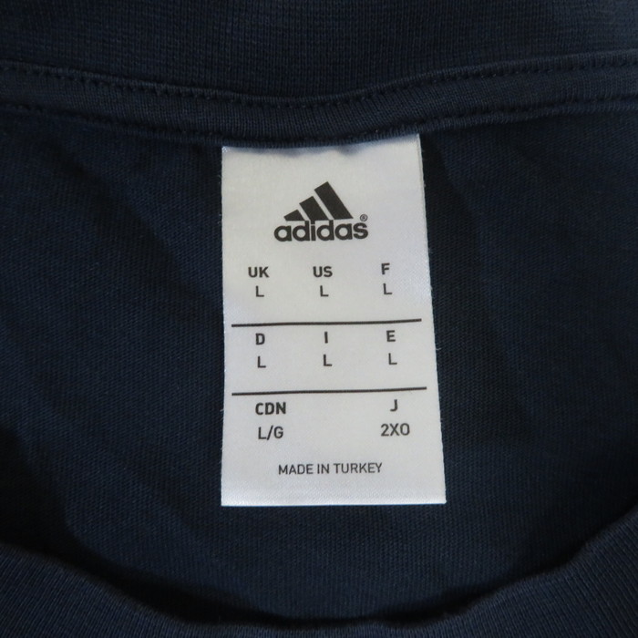 古着 メンズ2XO adidas/アディダス サッカー クラブワールドカップ 2014 Tシャツ 半袖 ネイビー AB0496_画像10