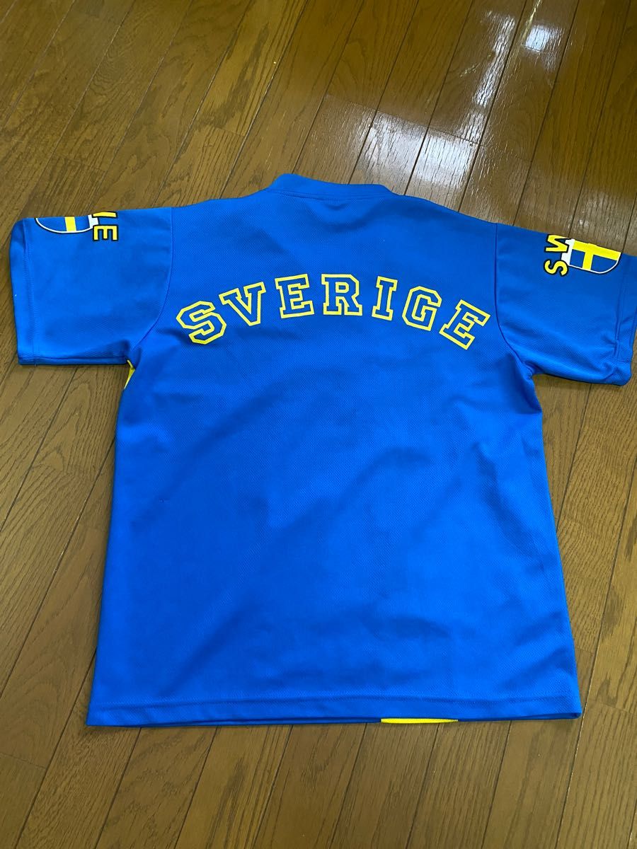 スウェーデン サッカー ユニフォーム レプリカ ゲームシャツ
