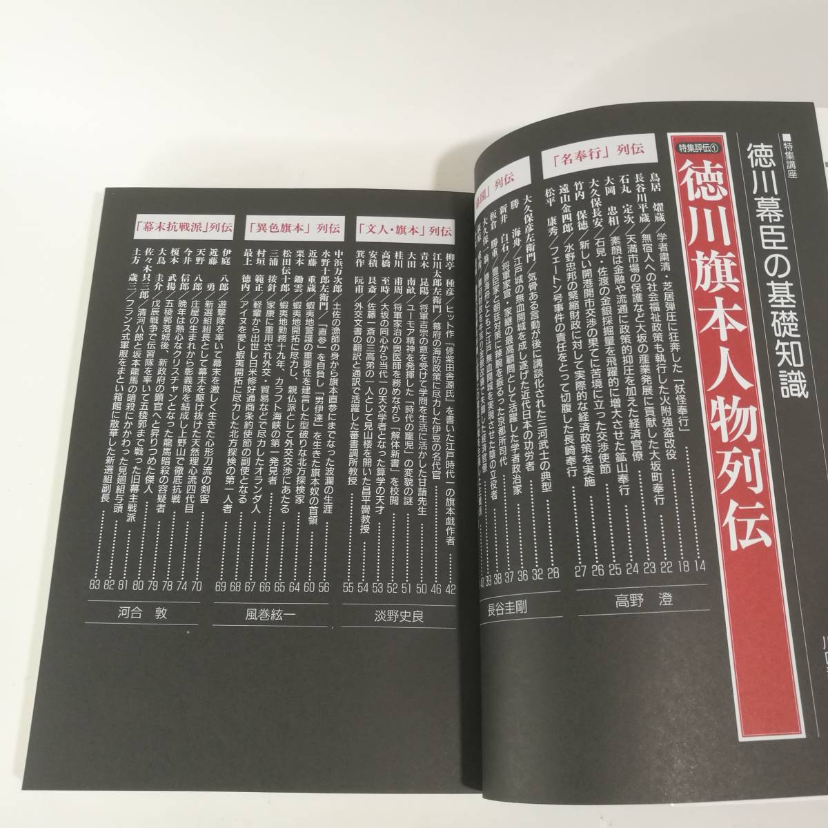 [Z454]本 徳川旗本八万騎人物系譜総覧　/雑誌/別冊歴史読本/新人物往来社/徳川幕臣/_画像5