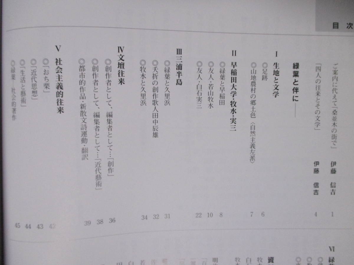 図録【佐藤緑葉と伴にー若山牧水・白石実三・田中辰雄】平成12年／群馬県立土屋文明記念文学館　★正誤表付／文壇往来、社会主義的往来、他_画像6