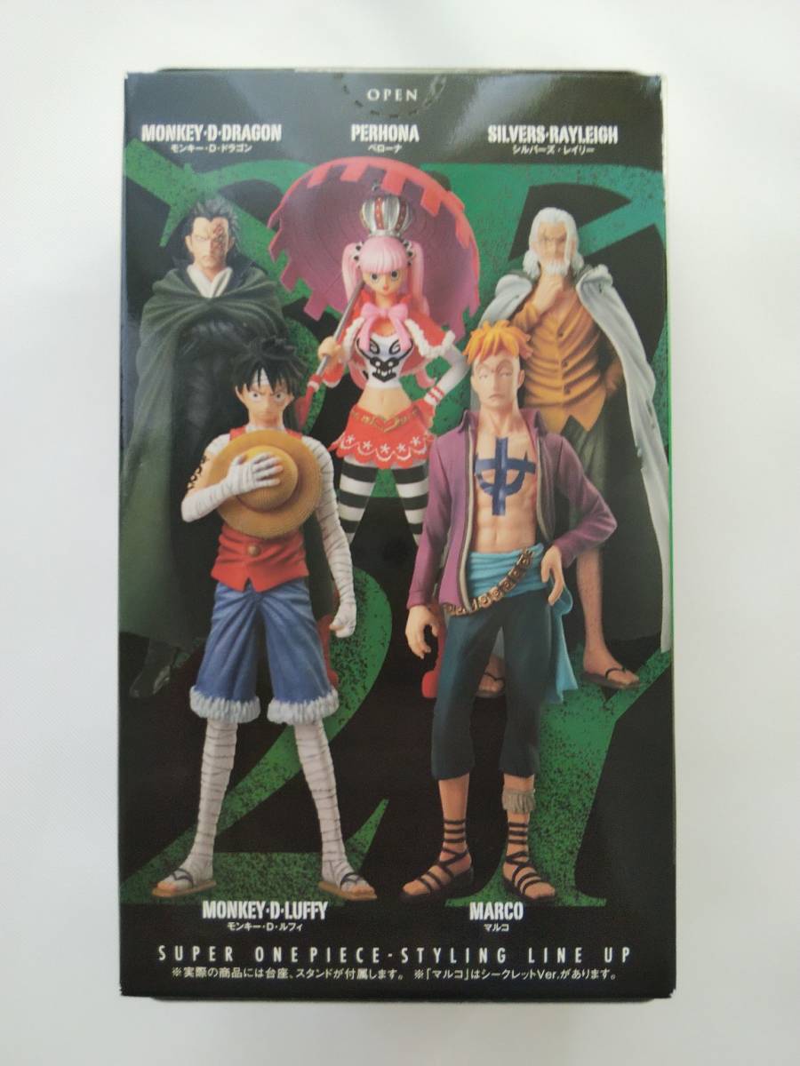 未開封 ONE PIECE 超ワンピーススタイリング 3D2Y ドラゴン ワンピース 彩色済みフィギュア バンダイ BANDAI モンキー・D・ドラゴン_裏面