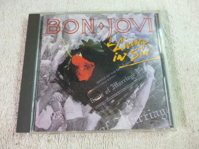 BON JOVI/LIVING IN SIN 帯なし_画像1