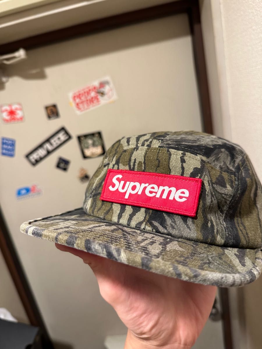 supreme デニム キャンプキャップ ツバ レザー ジェットキャップ