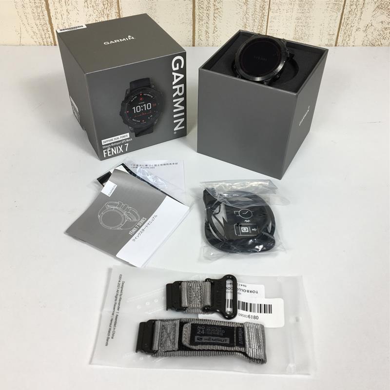 ガーミン フェニックス 7 fenix 7 Sapphire Dual Power Ti Carbon Gray DLC / Black GPS スマ