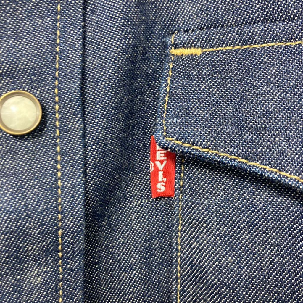 FACETASM×LEVI'S ファセッタズム×リーバイス デニムシャツ トップス インディゴ Lサイズ_画像3