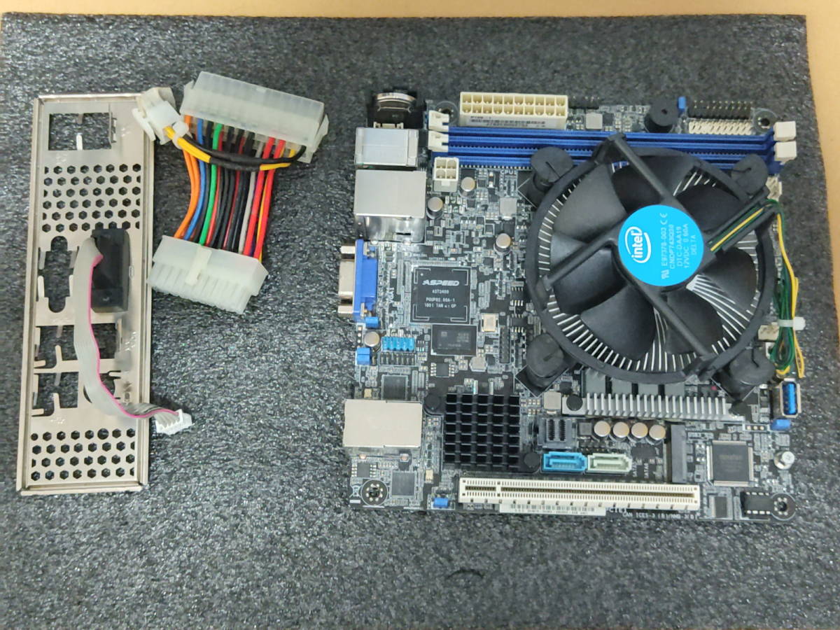 ASUS P10S-I（LGA1151、Mini-ITX、DDR4）第6～7世代 CPU付き_画像1