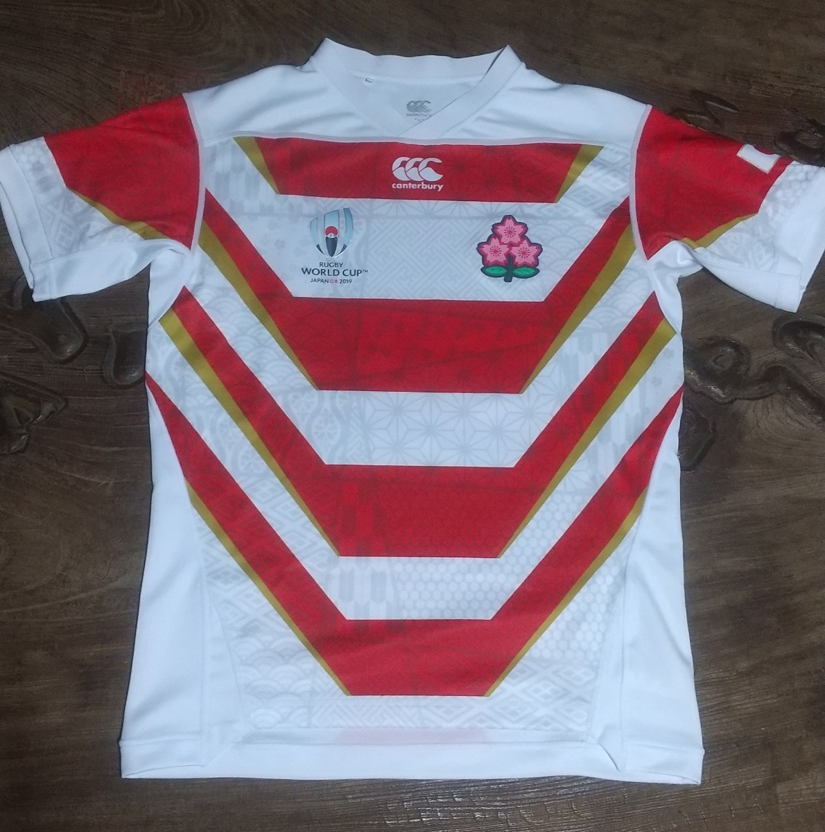 [値下げ交渉] RWC2019 ジャパン レプリカファーストジャージ Lサイズ 検) RUGBY WORLD CUP JAPAN JERSEY ラグビー ワールドカップ 日本代表