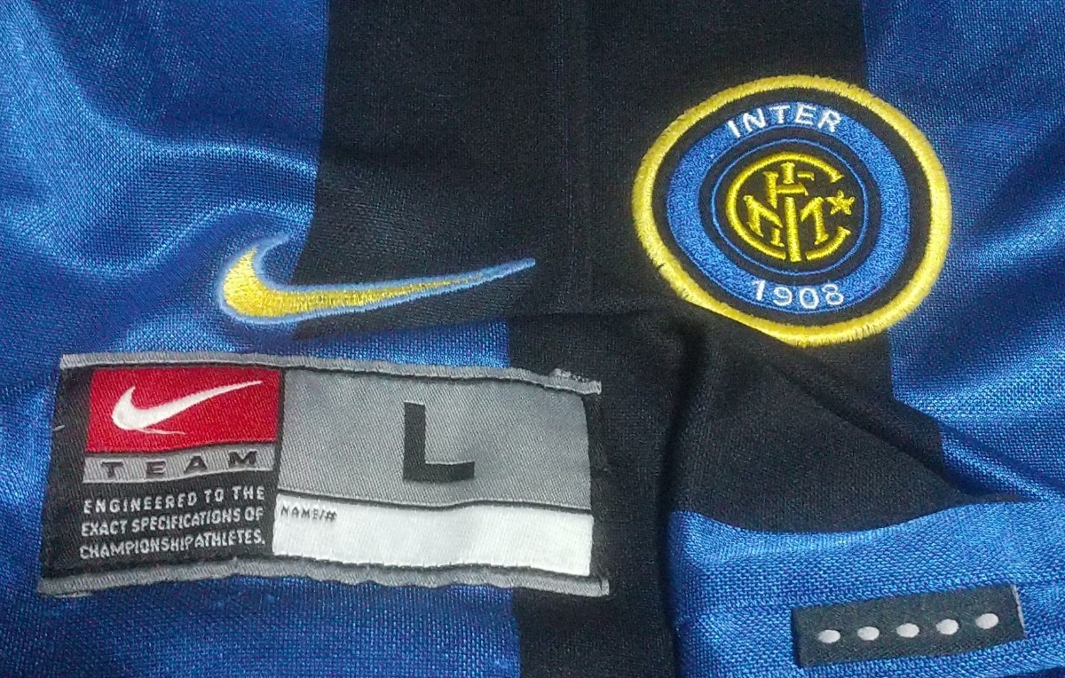 ナイキ) NIKE/11/12インテル/ホーム/半袖/コパイタリアバッジ+