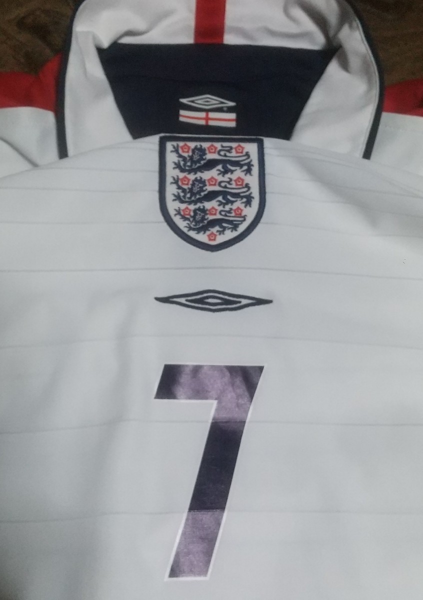 値下交渉 2003-05年 イングランド代表 ベッカム 長袖 UMBRO 検 値下交渉 2003-05年 イングランド代表 ベッカム 長袖 UMBRO 検