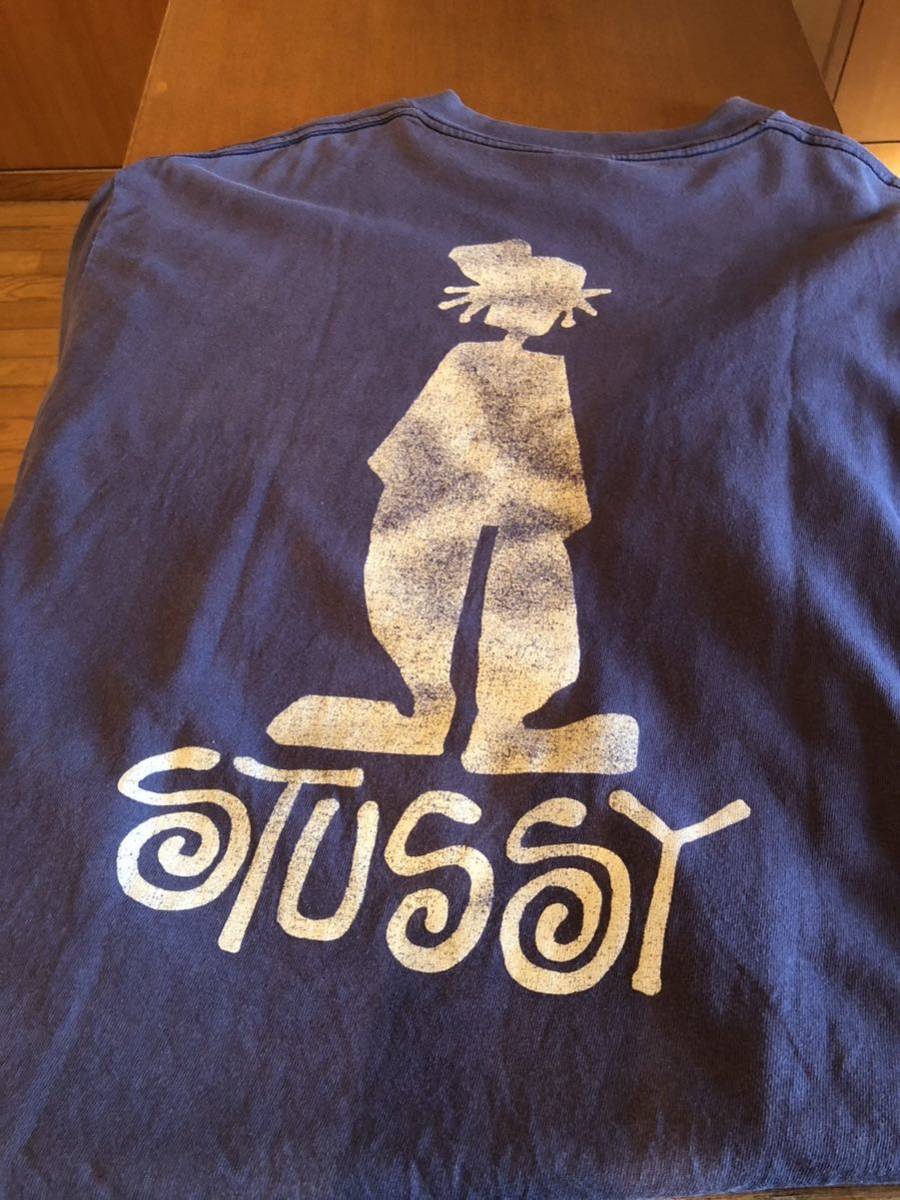 激レア スペシャル USA製 ナス紺 80's OLD STUSSY ステューシー