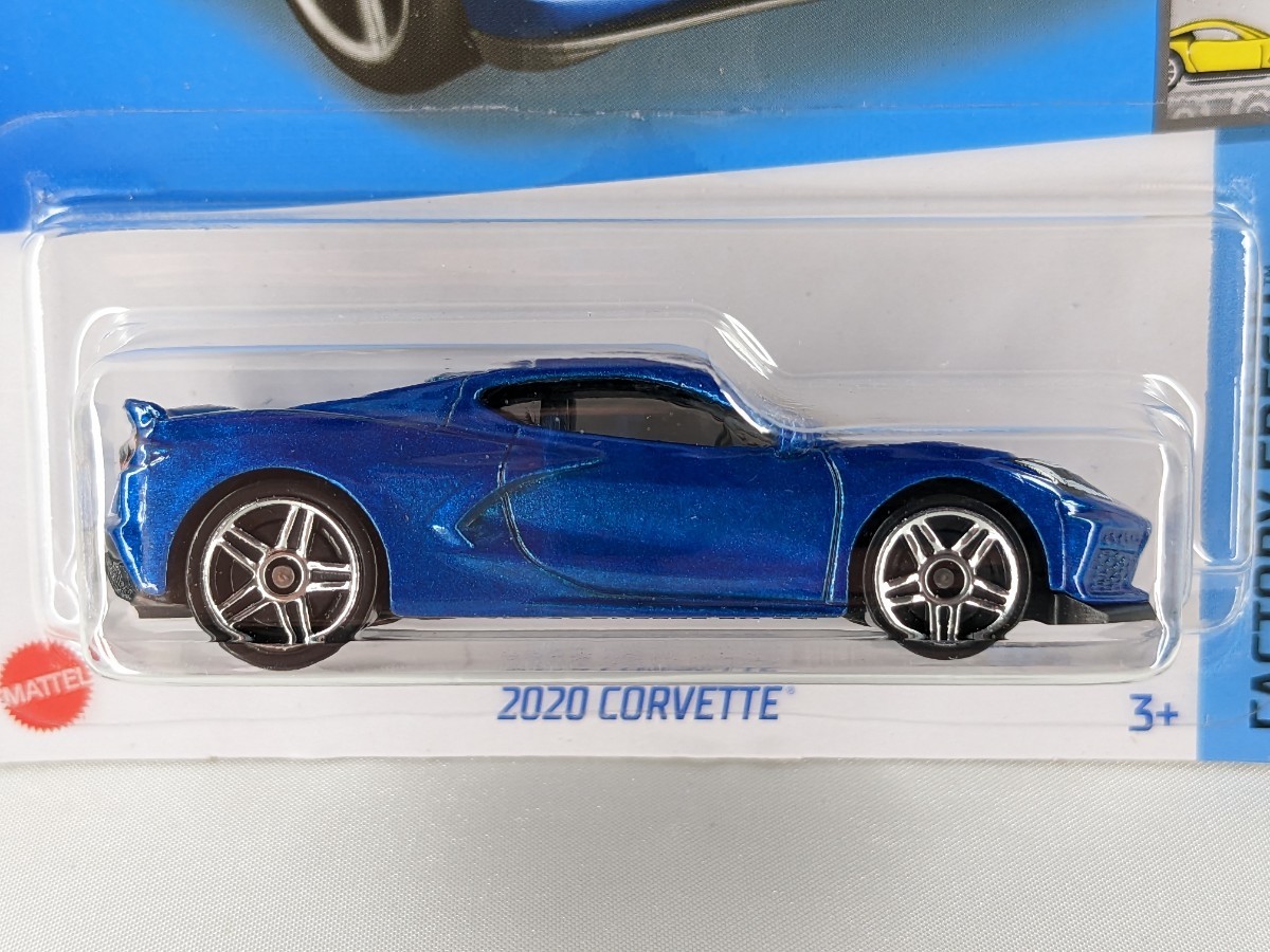 US版 ホットウィール 2020 コルベット ブルー 青 CORVETTE Hot Wheels Factory Fresh L2593 HCW39_画像2
