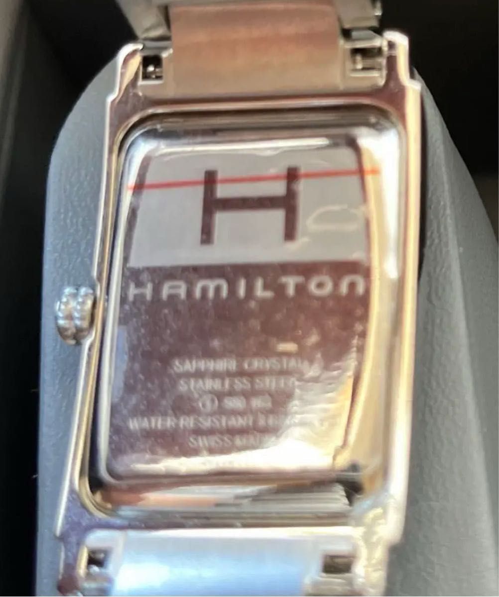 【Hamilton】ハミルトン　腕時計（箱付き）ブラック　黒