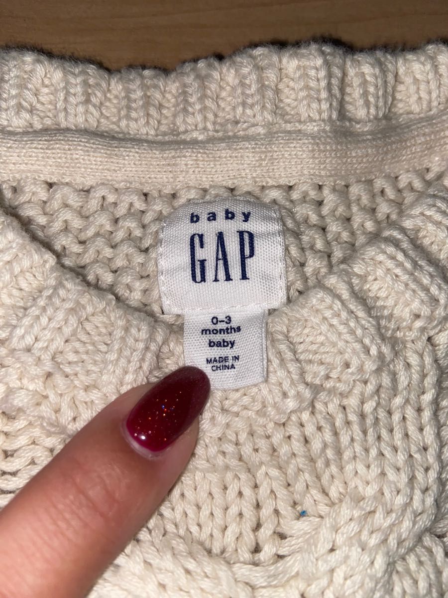 GAP baby 白ニット 0〜3month