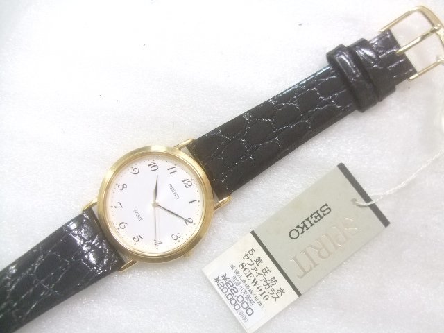 新品日本製メンズセイコースピリットクオーツ腕時計定価22000円　Y433_画像1