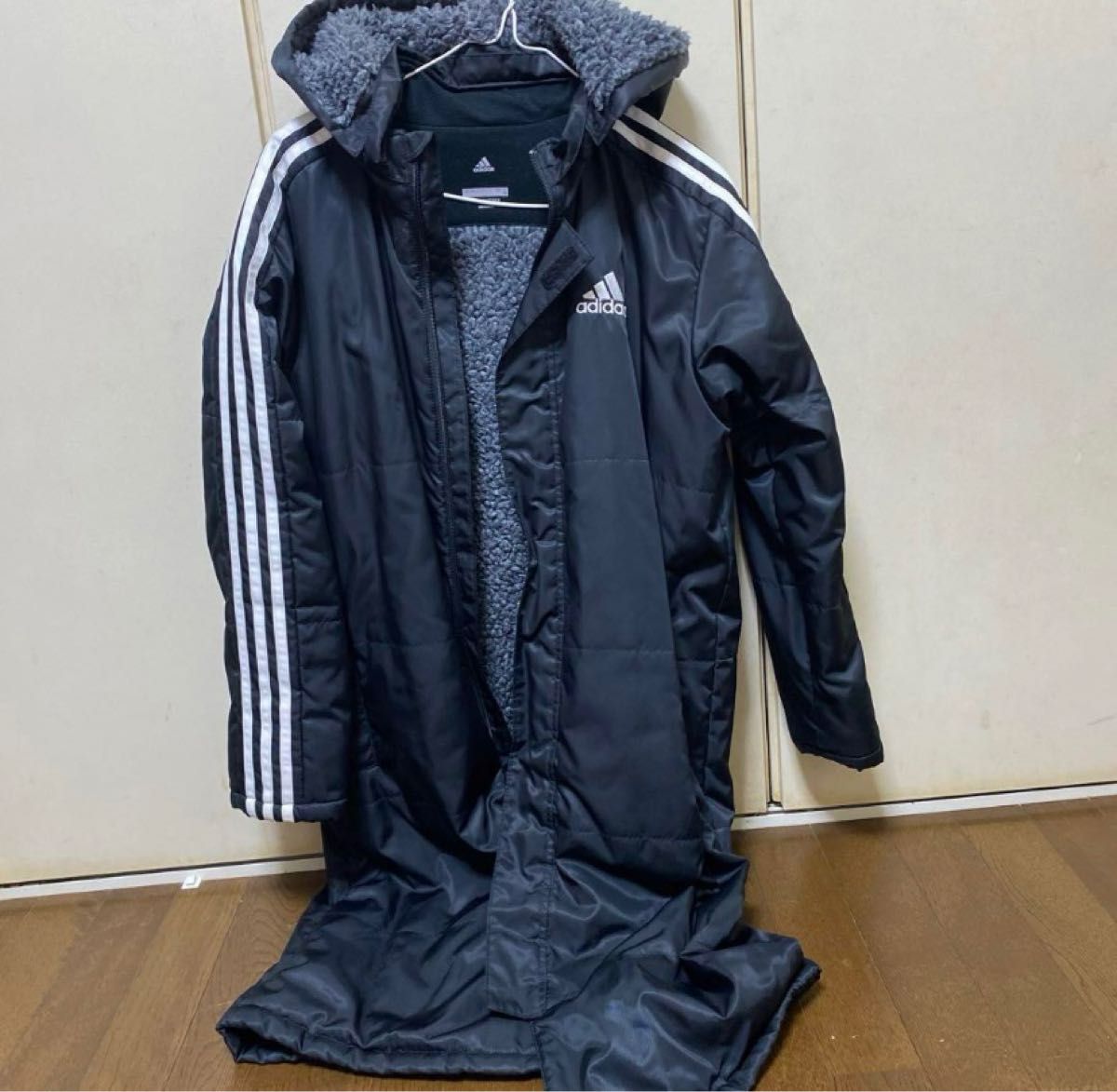 ベンチコート adidas 160センチ - ジャケット