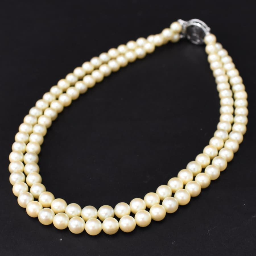 大人の上質 ミキモト MIKIMOTO ◇極美品 1円 ネックレス シルバー金具