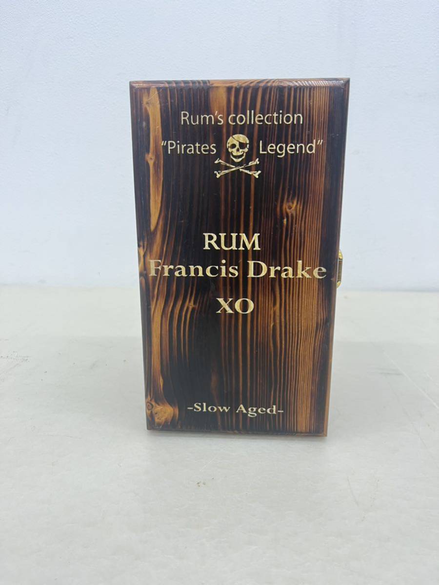 【未開栓】Sir Francis Drake RUM XO フランシス ドレイク ラム 40％ 木箱付き slow aged _画像1