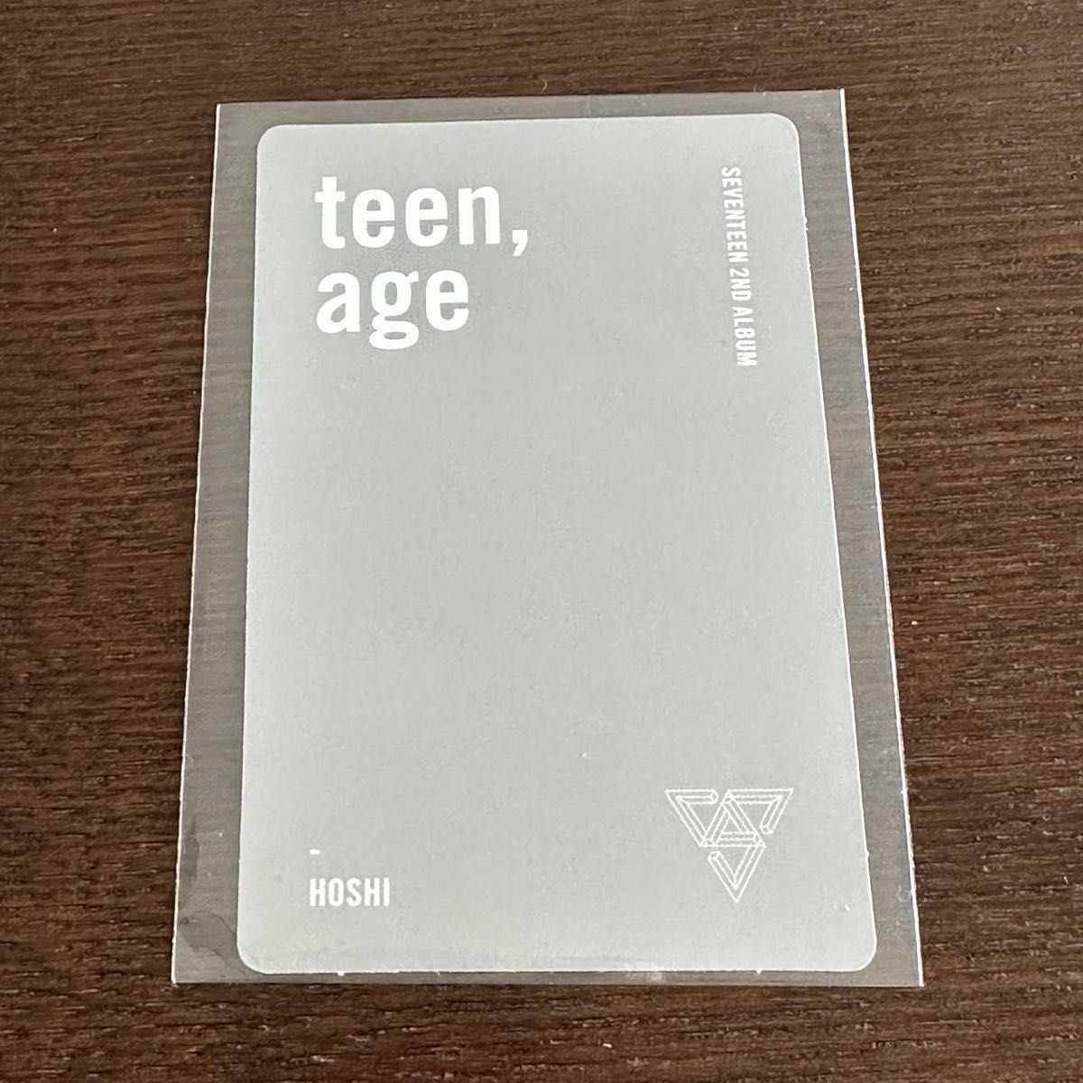 SEVENTEEN セブチ ホシ TEEN, AGE teenage White ホワイト トレカ