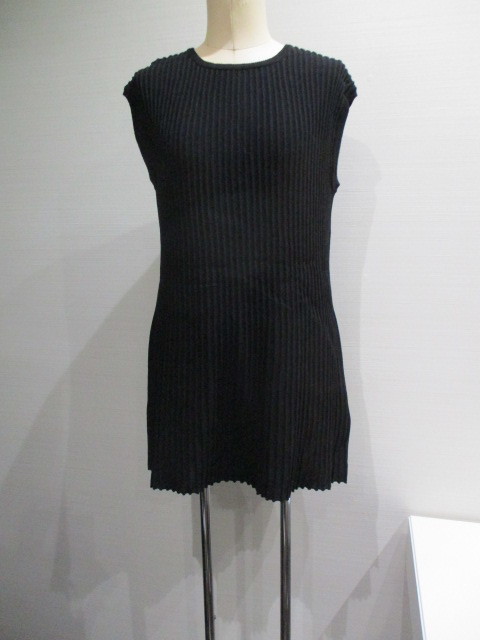 COTORICA コトリカ ニットベスト 黒 トップス 後ろリボン 送料無料_画像1