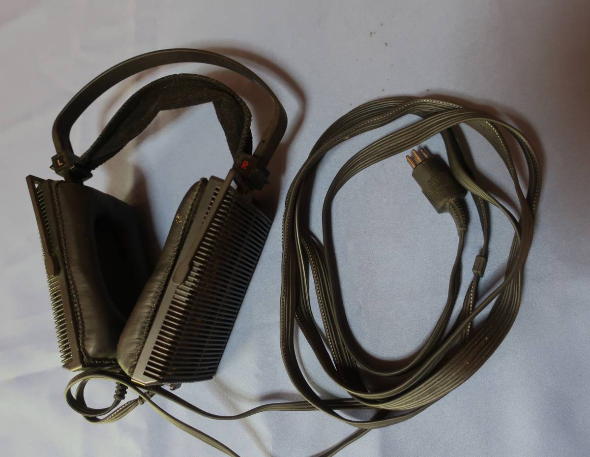 ■希少 ■Stax integrated amplifier for electrostatic ear speaker ■Electrostatic Earspeaker AR-λ (ラムダ） ■動作不良（現状品）_画像6